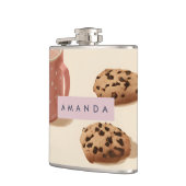 可愛パーソナライズされたいパステルクッキー&ミルク フラスク (左)