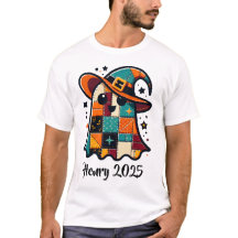 可愛パーソナライズされたいパッチワーク幽霊ハロウィン