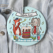 可愛パーソナライズされたいパーティー動物のバッジ 缶バッジ (インサイチュ)