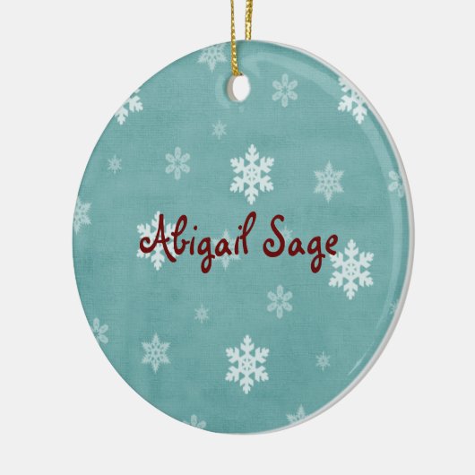 可愛パーソナライズされたいヒョウ・アパルーサ～アッピーホース セラミックオーナメント (左)