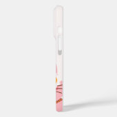 可愛パーソナライズされたいピンクの猫の名前 Case-Mate iPhoneケース (裏面 / 左)