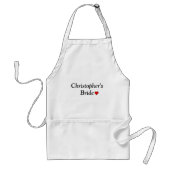 可愛パーソナライズされたいブライダル結婚ズ スタンダードエプロン (正面)