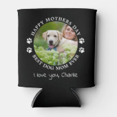 可愛パーソナライズされたいペットフォトマザーズ 缶クーラー (正面)