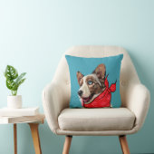 可愛パーソナライズされたいペンブロークウェルシュコーギー クッション (椅子)
