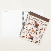 可愛パーソナライズされたいマレスとフォール馬 プランナー手帳 (ディスプレー)