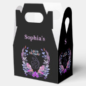 可愛パーソナライズされたいモノグラム赤ちゃんシャワー フェイバーボックス (オープン)