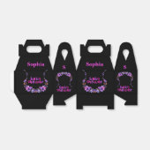 可愛パーソナライズされたいモノグラム赤ちゃんシャワー フェイバーボックス (折り畳みなし)