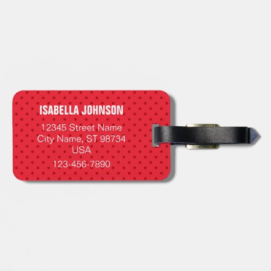 可愛パーソナライズされたいモンキーラゲッジタグ(K) ラゲッジタグ (裏面横)