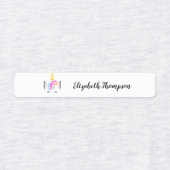 可愛パーソナライズされたいユニコーン少年院 ラベル (デザイン1)