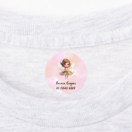 可愛パーソナライズされたいユニコーン，名前，電話番号 ラベル