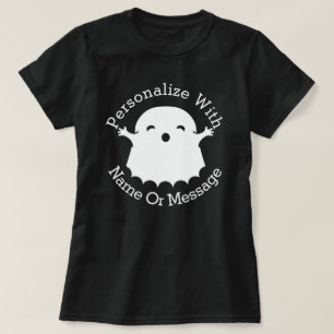 可愛パーソナライズされたいリトル幽霊 Tシャツ