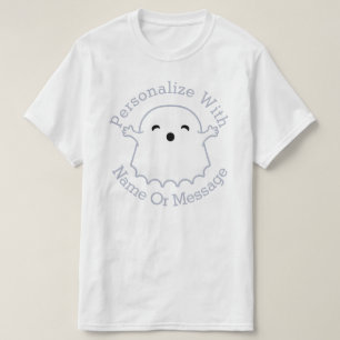 可愛パーソナライズされたいリトル幽霊 Tシャツ