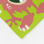 可愛パーソナライズされたい写真 フリースブランケット (角)