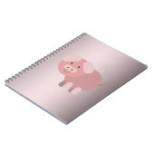 可愛パーソナライズされたい太っ子 ノートブック (左側)