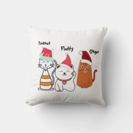 可愛パーソナライズされたい子ネコ科 クッション