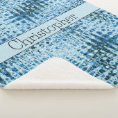 可愛パーソナライズされたい抽象芸術 シェルパブランケット (3/4)