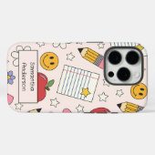 可愛パーソナライズされたい新学期 | 子供へ - Case-Mate iPhoneケース (裏面 (横))