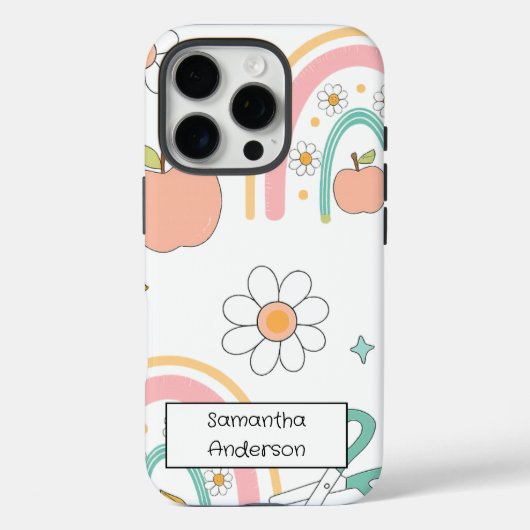 可愛パーソナライズされたい新学期 | 子供へ - Case-Mate iPhoneケース (裏面)