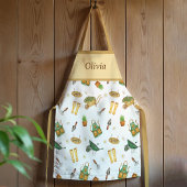 可愛パーソナライズされたい植物型園芸 エプロン