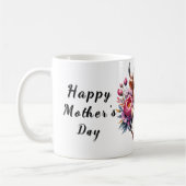 可愛パーソナライズされたい母の日引用文/牛 コーヒーマグカップ (左)