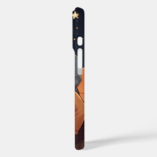 可愛パーソナライズされたい漫画カップル Case-Mate iPhoneケース (裏面 / 左)