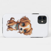 可愛パーソナライズされたい犬iPhone 11ケース Case-Mate iPhoneケース (裏面(横))