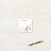 可愛パーソナライズされたい猫集団 ポストイット (デスク上)