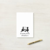 可愛パーソナライズされたい猫 ポストイット (デスク上)