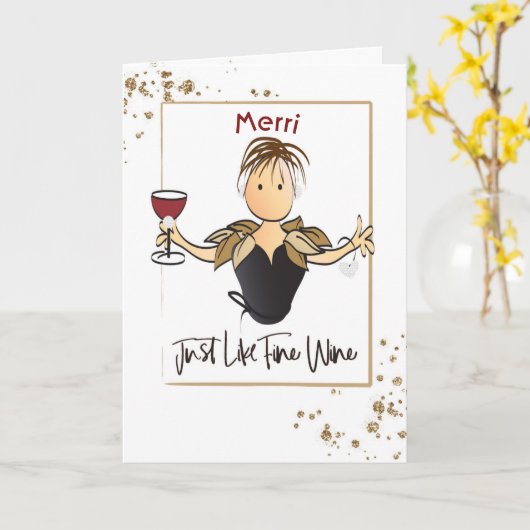 可愛パーソナライズされたい甘い誕生日カード カード (黄色い花)