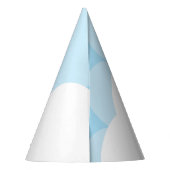 可愛パーソナライズされたい男の子ドラゴン1歳の誕生日 パーティーハット (裏面)