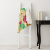 可愛パーソナライズされたい砂漠の動物とサボテン シェルパブランケット (インサイチュ)