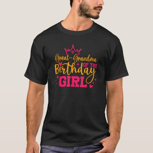 可愛パーソナライズされたい素晴らしおばあちゃん誕生日ギ Tシャツ (正面)
