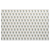 可愛パーソナライズされたい結婚夫婦の新郎新婦 ファブリック (ファットクウォーター)