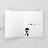 可愛パーソナライズされたい野球選手 カード (内部)