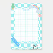 可愛パーソナライズされたい青いポストイット ポストイット (正面)