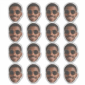 可愛パーソナライズされたい顔 シール (正面)