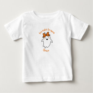 可愛パーソナライズされたすぎてハロウィンを甘やかさない ベビーTシャツ