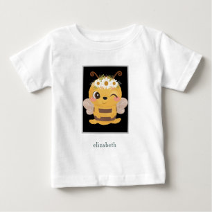 可愛パーソナライズされたらしいベビービー ベビーTシャツ