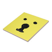 可愛ファンキーいクマ犬顔スケッチ タイル (側面)