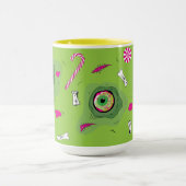 可愛ファンキーい暗黒の甘い死とキャンディ！ マグカップ (中央)