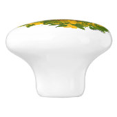 可愛ファンシーいヘッジホッグ水彩プリント セラミックノブ (側面)