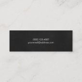 可愛フェイクい続編美しいファッションメイクアップアーティスト3 スキニー名刺 (裏面)