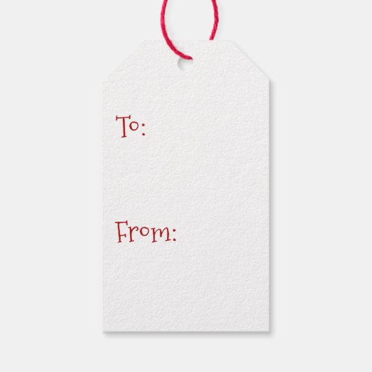 可愛フェイク感じ雪だるま ギフトタグ (裏面)