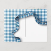 可愛フランスのいブルドッグおもしろい犬青シャツ ポストカード (裏面)