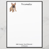 可愛フランスのいブルドッグの愛人パーソナライズされた (正面)