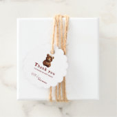 可愛ミニマルいフォトクマのペルソナライズドベビー フェイバータグ (インサイチュ)