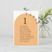 可愛ミニマルい台座席表 招待状 (スタンド正面)