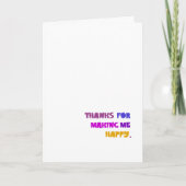 可愛ミニマルい文字モダンヴァレンティスカード シーズンカード (正面)