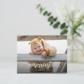 可愛メリーい書道の写真 シーズンポストカード (スタンド正面)