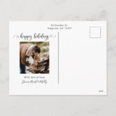 可愛メリーい書道の写真 シーズンポストカード (裏面)